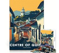 Quito Ecuador Puzzle da 1000 pezzi per adolescenti Rompicapo Rilassante Tempo libero Solido Chiusura Regalo creativo (50x75cm)