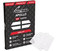 Quiver Time 200 Bustine Protettive Trasparenti Apollo Standard Compatibili con Magic: The Gathering Commander - Bustine Ultra Chiare per Carte da Collezione (66 x 91 mm)