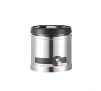 QuivyLivy Barattolo di stoccaggio dell'acciaio inossidabile di esclusione dell'aria per i chicchi di caffè e gli alimenti secchi facendo uso del disegno meccanico della guarnizione di vuoto (1600ML)