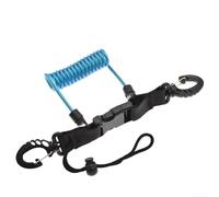 QuivyLivy Cinghia per fotocamera subacquea, cordino di sicurezza per immersioni, cinghia per fotocamera da surf, guinzaglio per kayak, cavo per fotocamera a spirale, corda in acciaio inossidabile