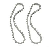 QuivyLivy Confezione da 2 cinghie di trasmissione di ricambio per pulitore per piscine Dolphin, compatibile con OEM 9985006-R2, binari in gomma per manutenzione robot subacquea, colore grigio