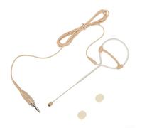QuivyLivy Cuffia con microfono omnidirezionale a condensatore omnidirezionale, per docenti di palcoscenico, da 3,5 mm, XLR a 3 pin, 4 pin, 1,2 m, cavo (A)