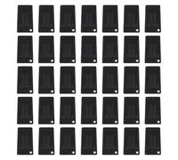 QuivyLivy Cuscinetti antiscivolo per mobili, autoadesivi, da tavolo, neri, progettati come protezioni per gambe di sedie in legno duro e stabilizzatori per pavimenti irregolari (35 pezzi)