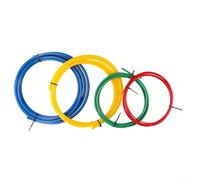 QuivyLivy Kit piegatubi in rame e plastica PE per linee di condizionamento e refrigerazione, guida per tubi in rame pieghevole con diverse dimensioni - Set di strumenti di installazione HVAC