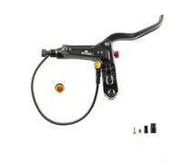 QuivyLivy Leva del freno idraulica in lega di alluminio con connettore impermeabile a 3 pin, per sistemi Bafang E-Bike che utilizzano freni a olio minerale, adatto per manubri da 22 mm (nero destro)