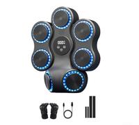 QuivyLivy Music Boxing Machine, Interactive Punching Trainer, Wall Mounted Boxing Target, Ritmo Boxing Game, Smart LED Boxing Simulator, Casa (base+Mezzo dito)