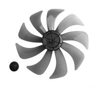 QuivyLivy Parti di ricambio per ventole con copertura dado, elica in plastica da 35,5 cm, 7, 9 o 15 foglie, per ventilatori da tavolo da pavimento interni, accessori silenziosi per circolatori d'aria