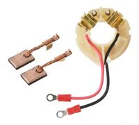 QuivyLivy Porta spazzole di carbone 632K62-2 con spazzole CB440 per trapano Makita BHP454 BDF454 XPH03, pezzo di ricambio rosso rame-grafite