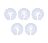 QuivyLivy Set da 5 pezzi di copertura per tubi, in plastica, per bagno, termosifone, lavandino, WC, correttore, rosetta, flangia, decorazione