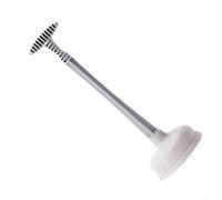 QuivyLivy Stantuffo per WC resistente, sbloccatore di scarico ad alta pressione con ventosa flessibile ispessita, grande stantuffo in gomma per lavandino del bagno e tubo fognario (stantuffo WC grigio