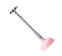 QuivyLivy Stantuffo per WC resistente, sbloccatore di scarico ad alta pressione con ventosa flessibile ispessita, grande stantuffo in gomma per lavandino del bagno e tubo fognario (stantuffo WC rosa)
