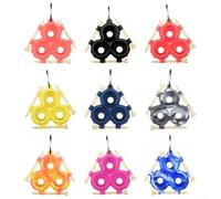 Quivylivy Supporto in silicone per palline da golf con moschettone | Portatile e robusto, ideale come accessorio per borsa da golf o cintura, 9 colori disponibili palline