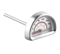 QuivyLivy Termometro da forno in acciaio inox, con doppia scala per Celsius e Fahrenheit, quadrante bimetallico per grill e cucina all'aperto