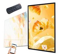 Quixnova Display per segnaletica Digitale, Schermo LCD con Menu Digitale da Parete per ristoranti e Negozi, Lettore multimediale pubblicitario per chioschi digitali, looping 43inch