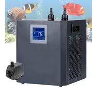 Quixnova Refrigeratore d'Acqua da 300L/500L per vasche Fredde, refrigeratore per acquari a Raffreddamento rapido per idroponica, Vita acquatica e acquari, Regolabile da 4 a 50°C/da 39 a 122°F 300L