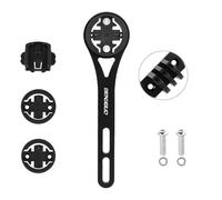 Quixotical Supporto Garmin Manubrio Integrato MTB, Supporto Anteriore per Ciclocomputer GPS Compatibile con Garmin Edge, Bryton, Wahoo Elemnt, iGPSPORT e Cateye