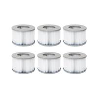 Quixpszto Compatibile con Mspa, Filtro Acqua Ricambio Spa Gonfiabile | IFD2089 Kit Filtro Pompa Cartuccia Spa Piscina Gonfiabile Depuratore D'acqua Bubble Jet(Filter 6PC)