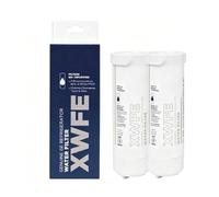 Quixpszto Refrigerator Water Filter Replacement,Compatible for GE XWFE Fridge Filter Replace Every 6 Months (Chip Not Included)(2 PCS (NoCHIP))