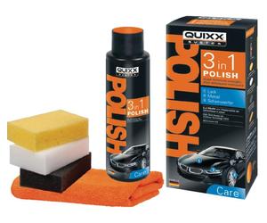 QUIXX Polish 3In1 Set 500Ml Cura Auto Per Vernice Metallo Fari