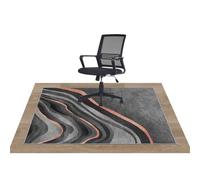 QUIYAEZY 160 x 200 cm Tappeto Sedia Ufficio Gaming, Tappeto Salvapavimento, Tappetino per Sedia da Scrivania Antiscivolo Poliestere 8mm, Tappeto per Sedia con Ruote, Tappeto Gaming Pavimento