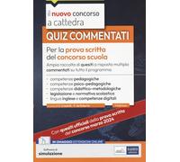 Quiz commentati per la prova scritta del concorso scuola. Con software di simulazione