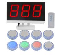 Quiz Game Buzzer System con telecomando, 4-10 giocatori Interactive Game Show Risposta Pulsante Set con 10 Pulsanti per Concorsi Educativi