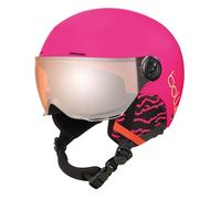 QUIZ VISOR Hot Pink Matte - Orange Gun Cat 2 S 52-55