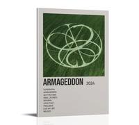 QUJIAOFUMEISUU Armageddon - The 1st Album by Aespa Poster stampa estetica su tela artistica da parete 30 x 45 cm - Armageddon - Il primo album di Aespa