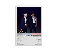 QUJIAOFUMEISUU Metro Boomin - We Don't Trust You, poster estetico su tela con stampa artistica da parete, 50 x 75 cm, senza cornice, Metro Boomin - We Don't Trust You