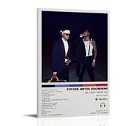 QUJIAOFUMEISUU Metro Boomin - We Don't Trust You Poster estetico su tela stampa artistica da parete 50 x 75 cm, cornice Metro Boomin - We Don't Trust You