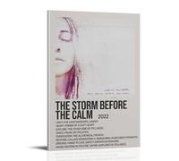 QUJIAOFUMEISUU Poster con stampa artistica su tela di Alanis Morissette, con scritta "The Storm before the Calm by Alanis Morissette", 60 x 90 cm, di Alanis Morissett
