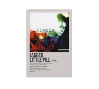 QUJIAOFUMEISUU Stampa artistica da parete estetica su tela Jagged Little Pill di Alanis, 60 x 90 cm, senza cornice, piccola pillola frastagliata di Alanis