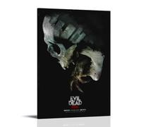 QUJIAOFUMEISUU Stampa artistica da parete su tela di Evil Dead Rise2 con cornice, 40 x 60 cm, motivo: Evil Dead Rise2