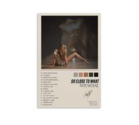 QUJIAOFUMEISUU Tate McRae-So Close To What - Stampa artistica da parete estetica su tela, 20 x 30 cm, senza cornice, Tate McRae, So Close To What