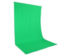 Qukaim 1 x 2 m sfondo rosso, puro poliestere lavabile schermo sfondo per fotografia video registrazione, 2,97 x 1,97 m / 9,7 x 2 m, sfondo foto schermo
