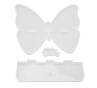 Qukaim 3 stampi in silicone per aromaterapia, fai da te, resina epossidica, montaggio a parete, a forma di farfalla, per aromaterapia e decorazione, 15 x 10 cm
