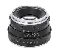 Qukaim 35 mm F1.6 multistrato rivestimento pellicola mirrorl fotocamera FX Mount Lens adatto per XT3 XT100 XT20, include custodia, nero