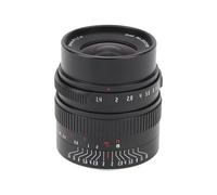Qukaim 7ARTISANS - Obiettivo con messa a fuoco manuale APS-C da 24 mm, F1.4 APS-C, obiettivo mezzo telaio per fotocamera con attacco M4/3, compatibile con GH3 GH4 GF1 GM1 GM5 E M1 E M5, ideale per la