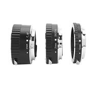 Qukaim Adattatore per obiettivo macro tubo di estensione anello per Canon DSLR, adattatore obiettivo compatibile per fotografia macro, vestibilità precisa, design leggero