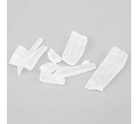 Qukaim Base per sapone fai da te fatta a mano, 250 g, trasparente, materia prima per la produzione di sapone fatto a mano, base per sapone bianco latte per viso e corpo, ideale per artigianato e uso