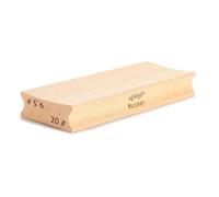 Qukaim Blocco abrasivo in legno per chitarra, strumento di levigatura a raggio bidirezionale per livellare i tasti e levigare la tastiera, include 2 fogli di carta vetrata, accorie liutaio