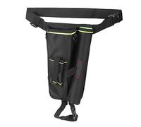Qukaim Borsa da gamba da esterno multifunzionale per esterni, borsa nera per canne da pesca, tracolla regolabile, resistente all'acqua, soluzione versatile, Multicolore, 60_x_180_cm