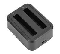 Qukaim Caricabatteria doppio con cavo di ricarica per One X3 Panoramic Camera Accories, hub di ricarica rapida, compatibile con X3 One, design leggero