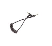 Qukaim Cavo TRS o da 3,5 mm TRS a TRS O, cavo adattatore a molla per collegare microfono alla fotocamera digitale, cavo di trasferimento AUX, lunghezza 1,5 m