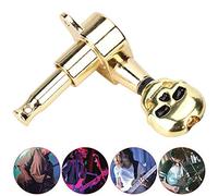 Qukaim Chitarra Accory 6 pz Tuning Peg Golden Skull Shape Electric Guitar Head String Tuner Key, Guitar Accory, Compatibile con la maggior parte delle chitarre elettriche
