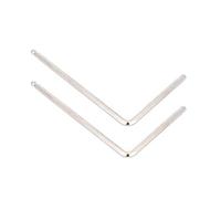 Qukaim Chitarra Truss Rod 2 pz Chitarra Truss Rod Allen Wrench Tool 4mm e 5mm Ball End, Argento, Compatibile con Martin Acoustic Guitar