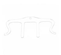 Qukaim Clip per strumenti musicali Accories Music Book Stand, porta pagine in plastica a forma di M per pianoforte, clip trasparente per spartiti musicali, accorie per leggi