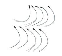 Qukaim Confezione da 10 portalampada G4 LED G4, base alogena in silicone, per attacco MR16 MR11, G4