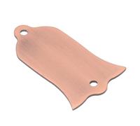 Qukaim Copertura per truss rod per chitarra, piastra di ricambio in metallo elegante, custodia a forma di truss rod per chitarra elettrica, costruzione, dimensioni standard