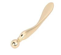 Qukaim Cucchiaio per crema occhi in lega di zinco, cucchiaio da massaggio antirughe, per crema occhi, sollievo dalla fatica, strumento per la cura del viso, design compatto, leggero